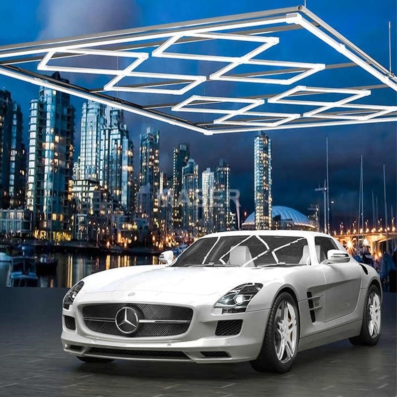 dimmable hexagon lights