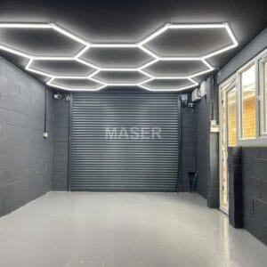 hex led lights garage