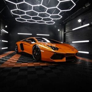 hex lights for garage