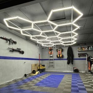 hexagon lighting garage
