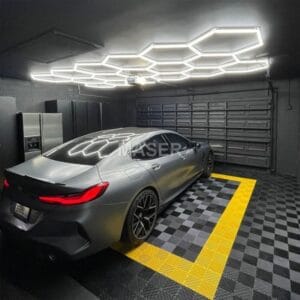 hexagon lights garage