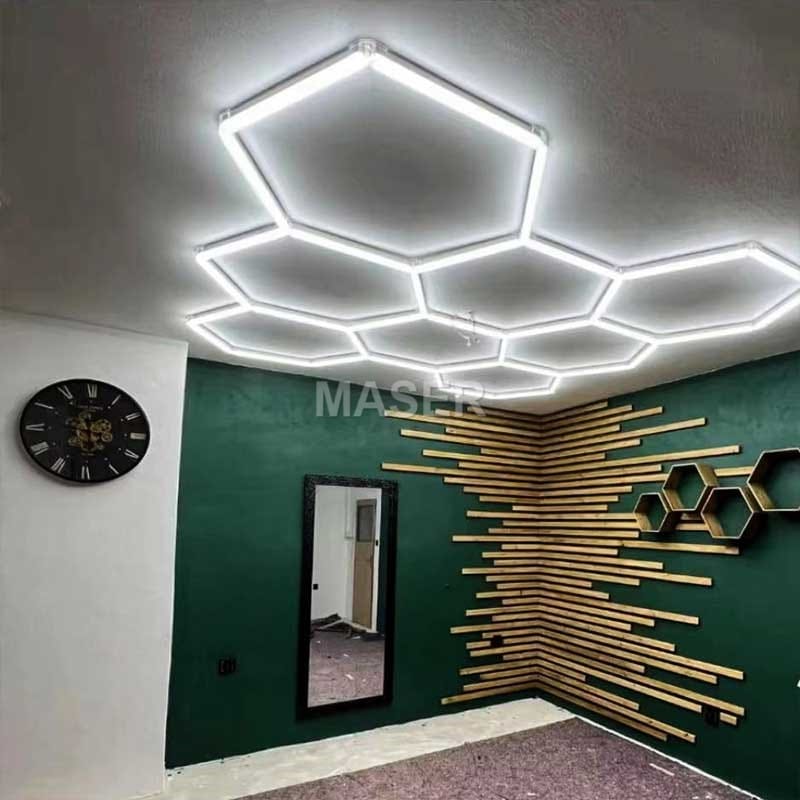 honeycomb garage lighting