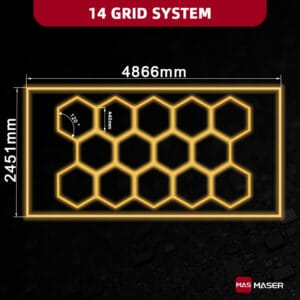 5CCT 14 Hex Lights With Border