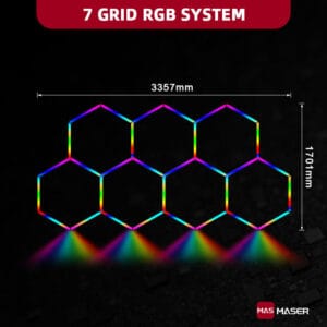 RGB 7 Hexagon Lights System