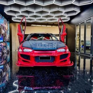 hex lights for garage