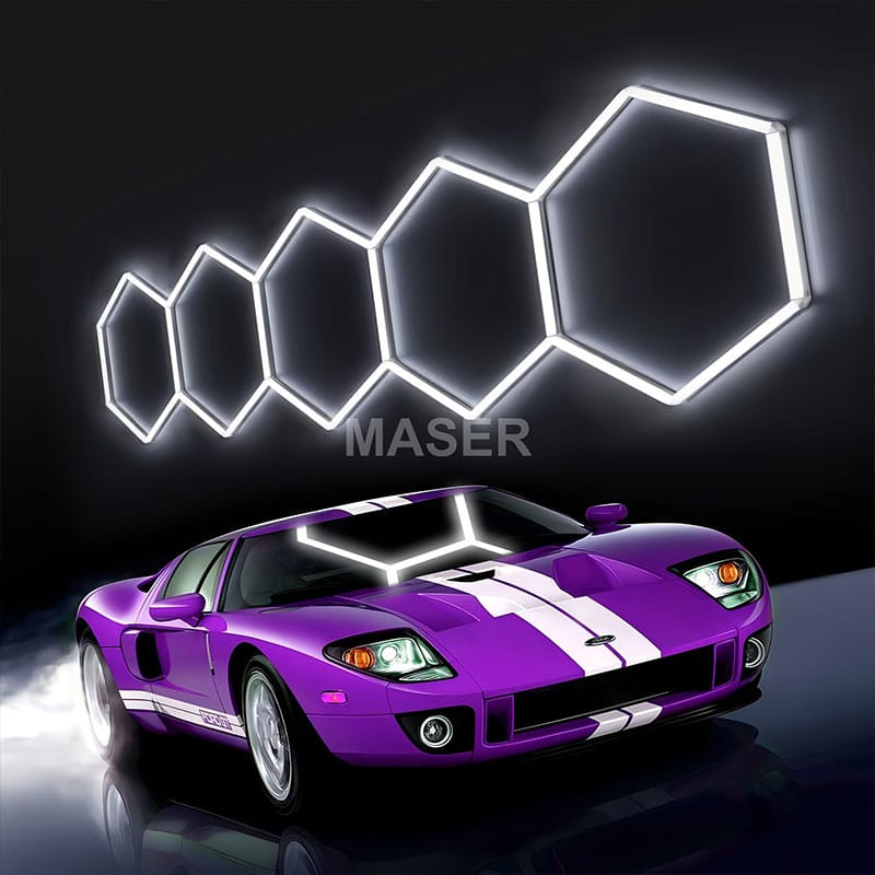 hexagon light garage