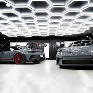 hexagon lights garage