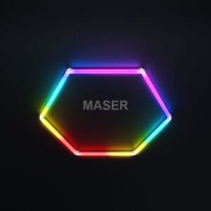 hexagon lights garage rgb