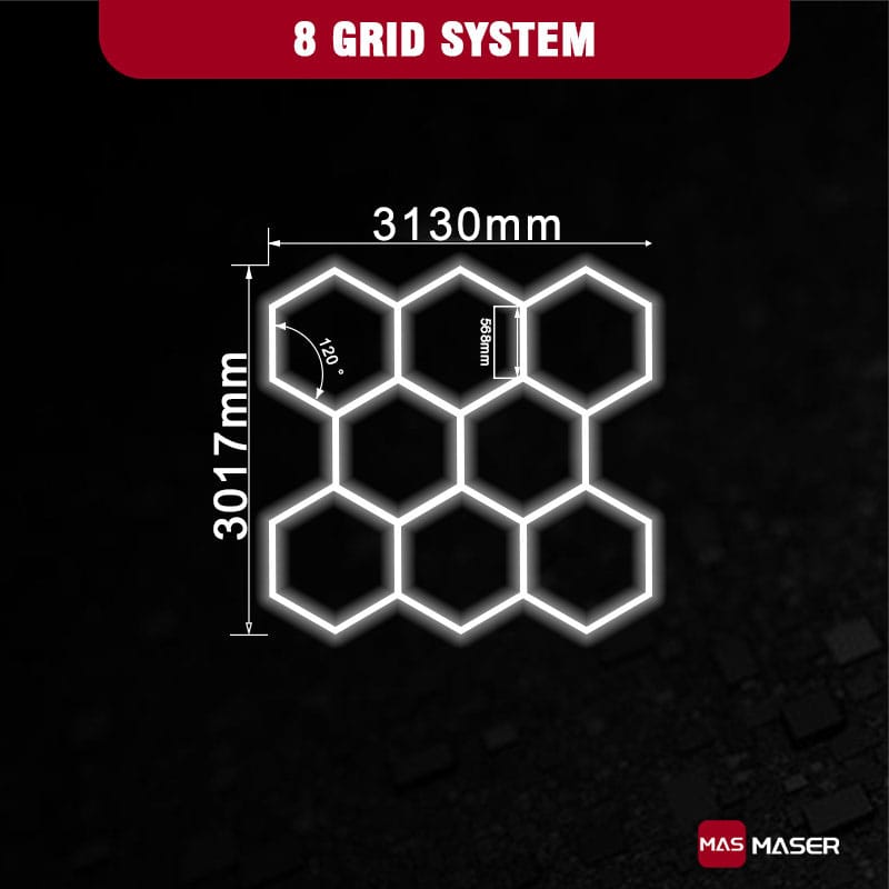 8 Hexagon Lights System