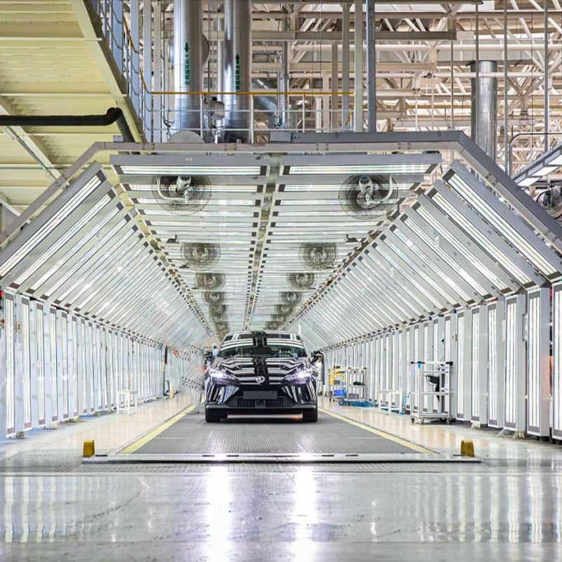 Automotive Spray Booth Lighting