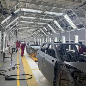 automotive paint booth lighting