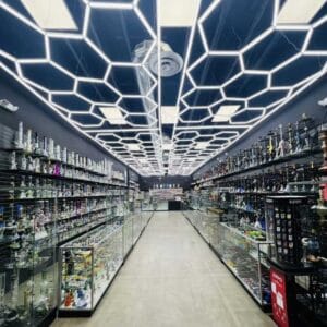 vape shop lighting