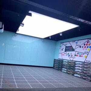 Light box on ceiling