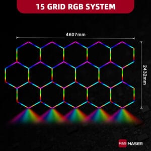 RGB 15 Hexagon Lights System