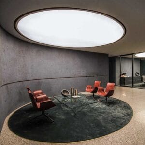 round soft box ceiling light