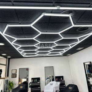 Electric light barbershop