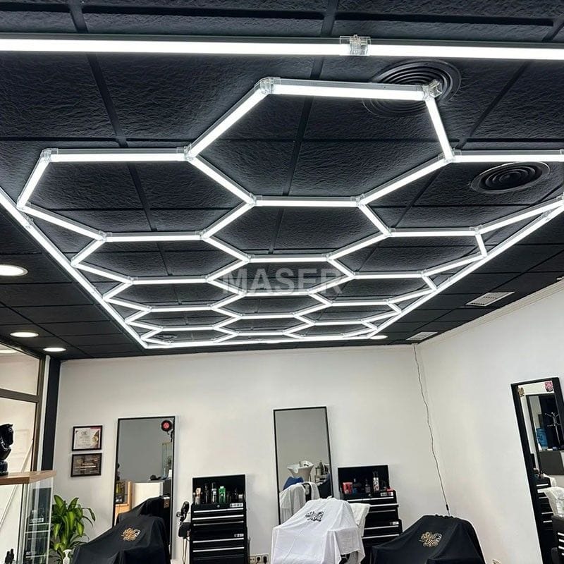 Electric light barbershop