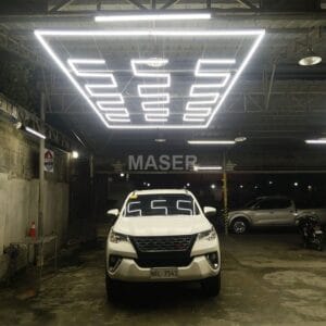 Garage lighting layout