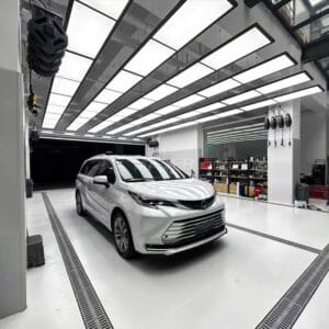 diy workshop lighting