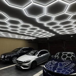 hexagon garage LED lights