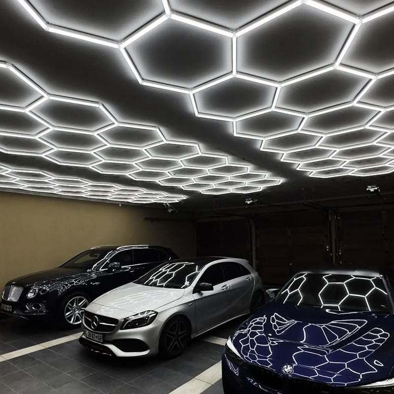 hexagon garage LED lights