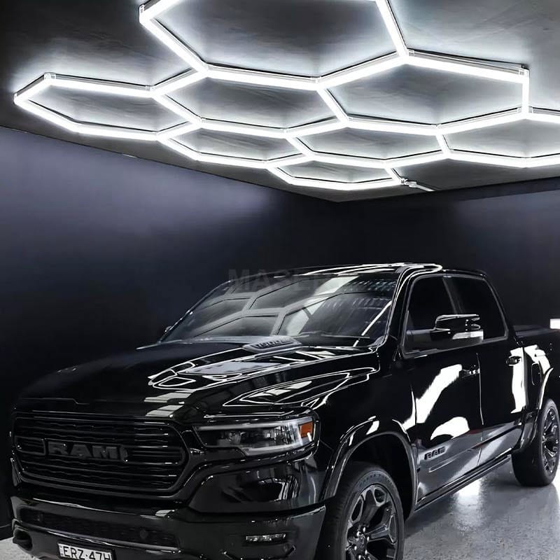 hexagonal LED garage lights