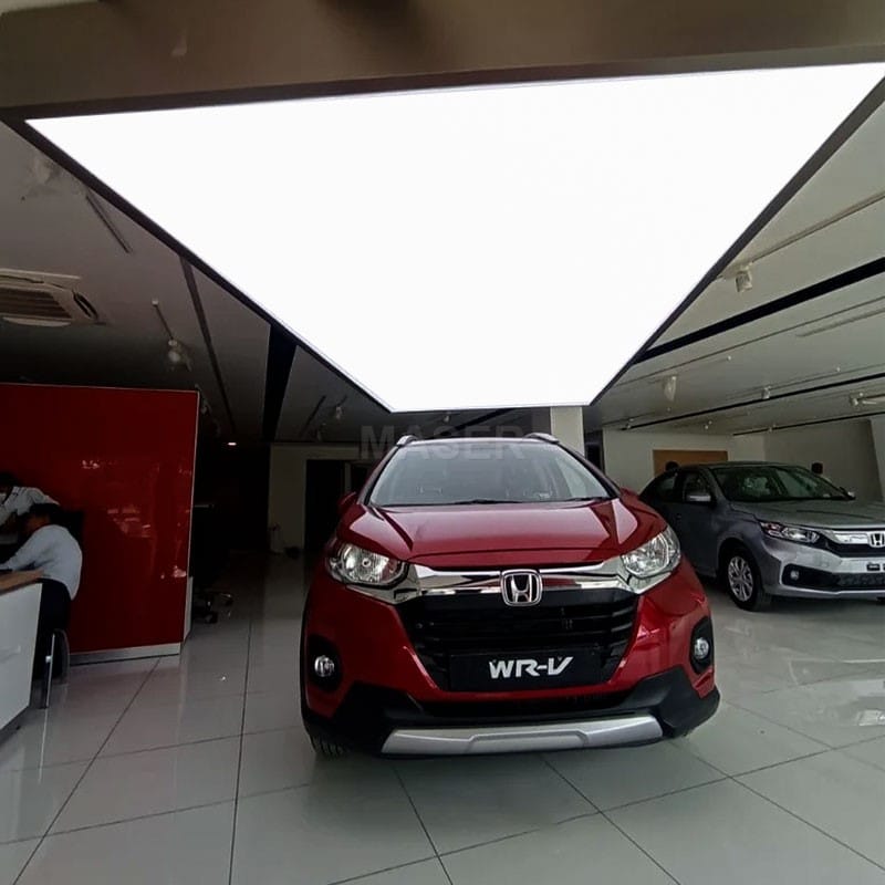 stretch ceiling film pvc with lights