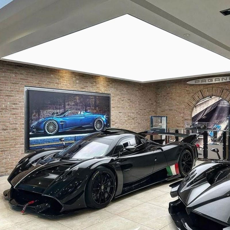 stretch ceiling glossy film