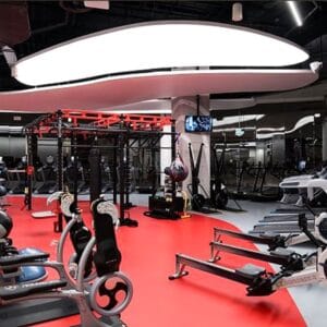 white glossy stretch ceiling film