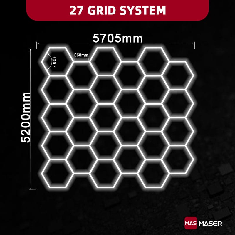 27 Hexagon Lights System