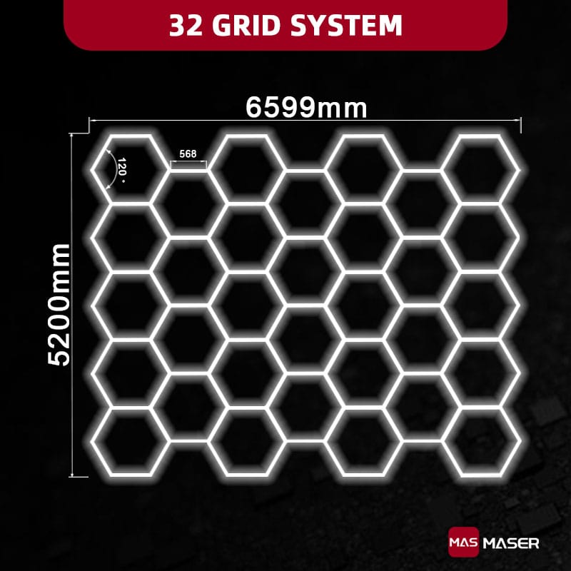 32 Hexagon Lights System