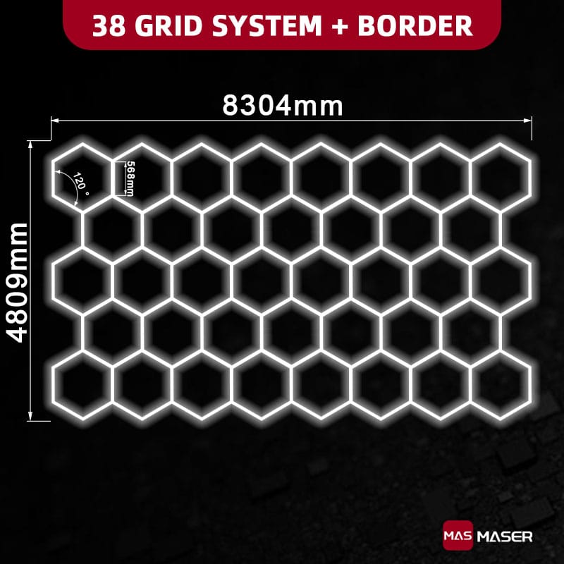 38 Hexagon Lights System