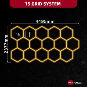 5CCT 15 Hexagon Lights S