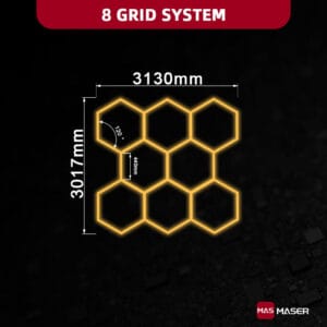 5CCT 8 Hexagon Lights System