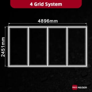 Rectangular 4 LED Lighting System