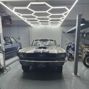 dimmable led hexagon lights