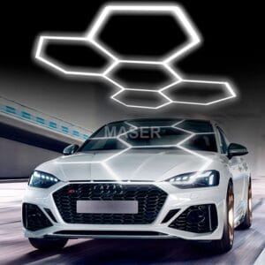 garage light hexagon