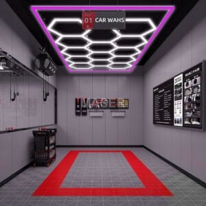 honeycomb hexagon garage lighting