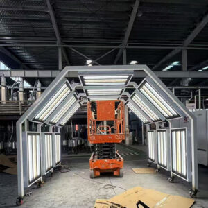 45 degree led paint booth light