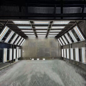 best lighting for a paint booth