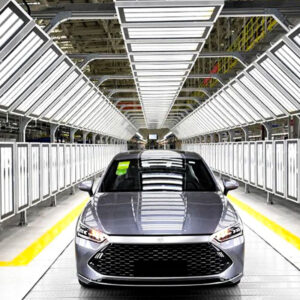 led lights in paint booth